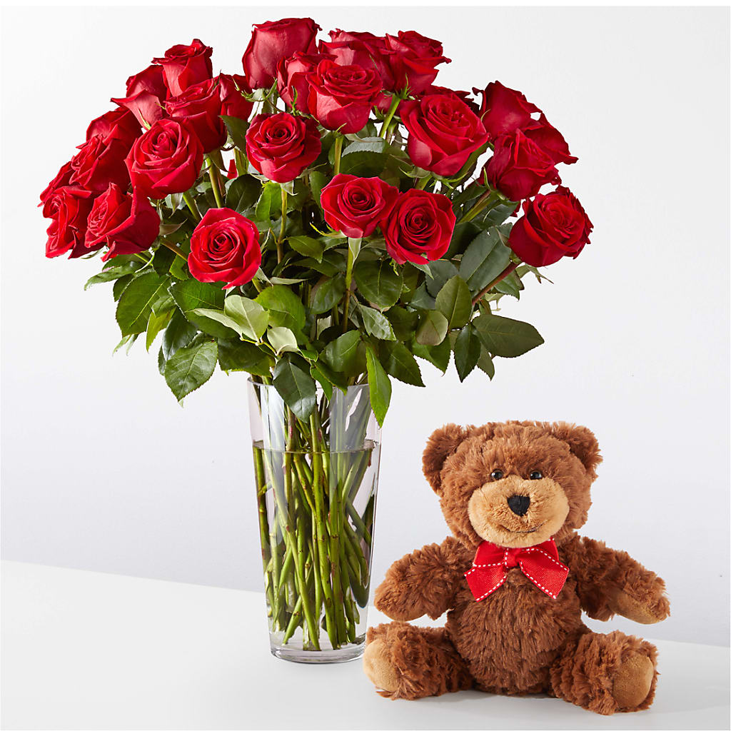 Romantic Long Stem Red Rose Bouquet Bundles – HUTCHINSON'S FLOWERS INC, Sykesville MD