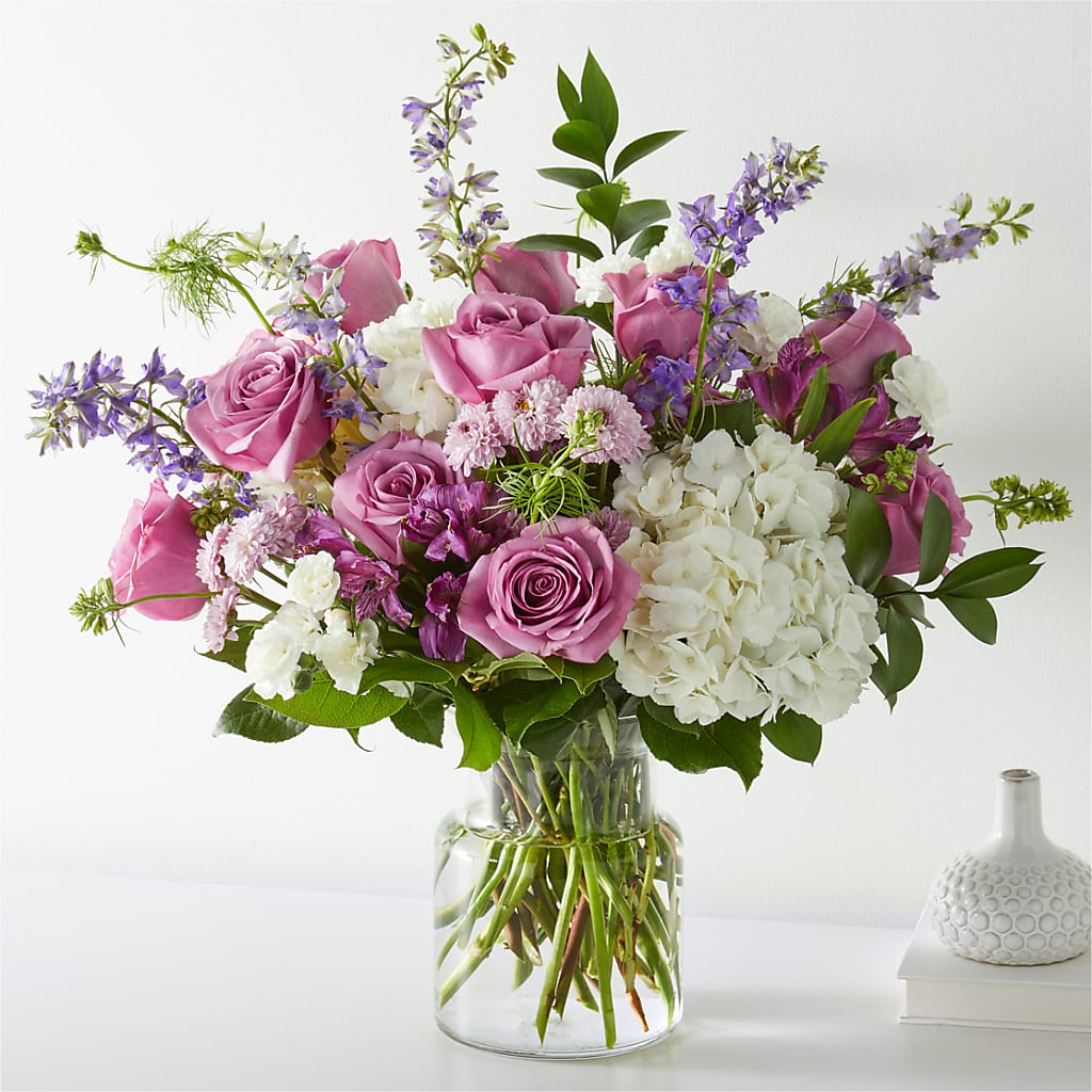 Violet Caress Bouquet – HUTCHINSON'S FLOWERS INC, Sykesville MD