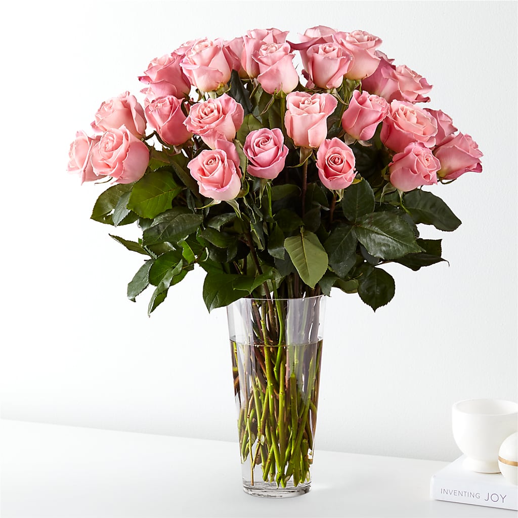 Long Stem Pink Rose Bouquet – HUTCHINSON'S FLOWERS INC, Sykesville MD