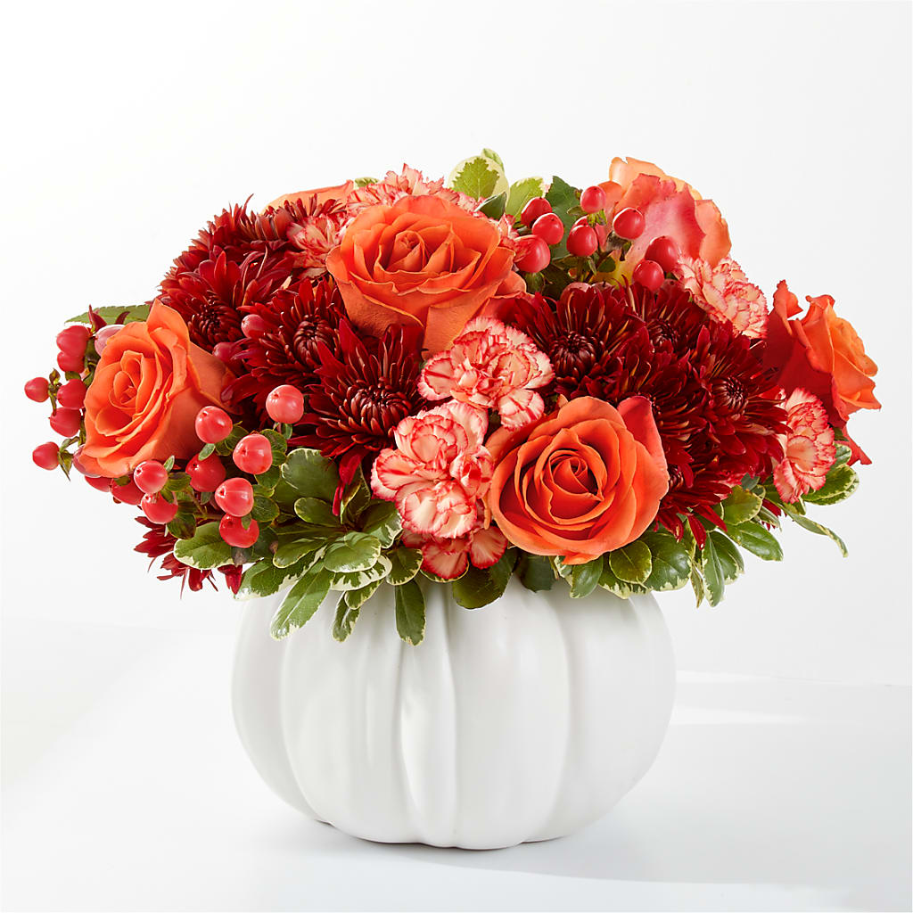 Autumn Air Pumpkin Bouquet – HUTCHINSON'S FLOWERS INC, Sykesville MD