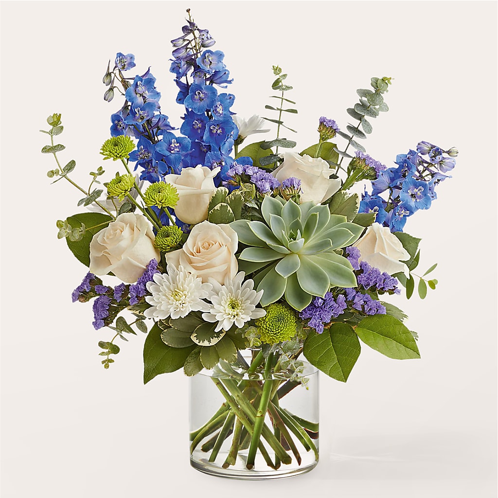Cerulean Waves Bouquet – HUTCHINSON'S FLOWERS INC, Sykesville MD