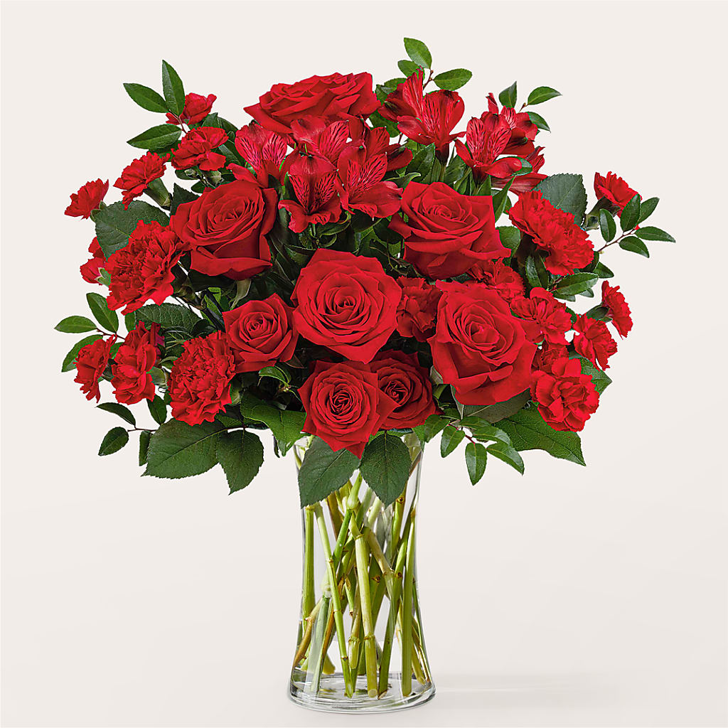 Brilliant Ruby Bouquet – HUTCHINSON'S FLOWERS INC, Sykesville MD
