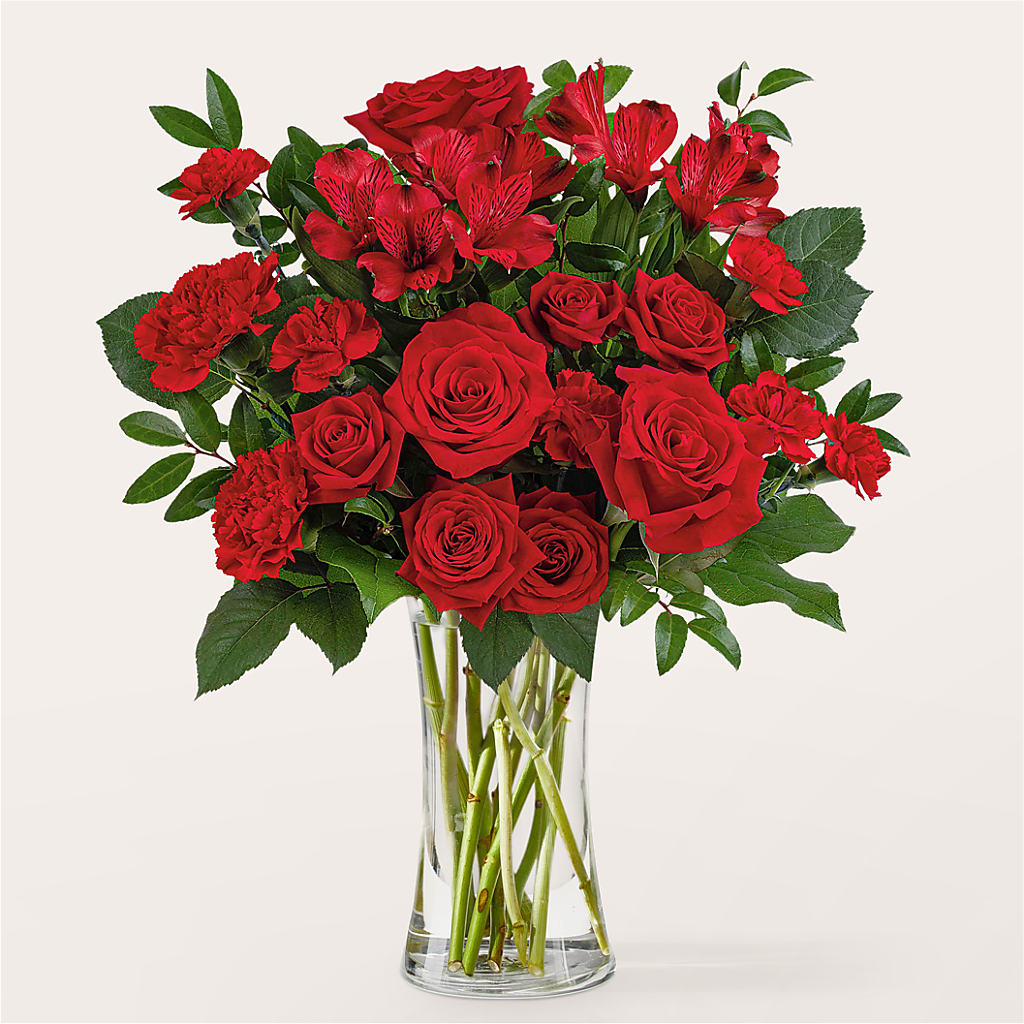 Brilliant Ruby Bouquet – HUTCHINSON'S FLOWERS INC, Sykesville MD