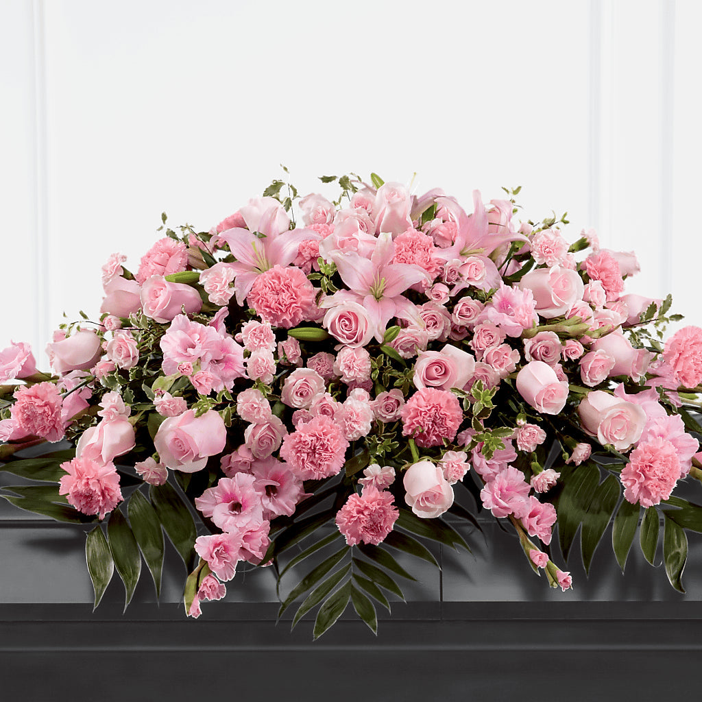 Garden of Comfort Casket Spray (Standard) – HUTCHINSON'S FLOWERS INC, Sykesville MD