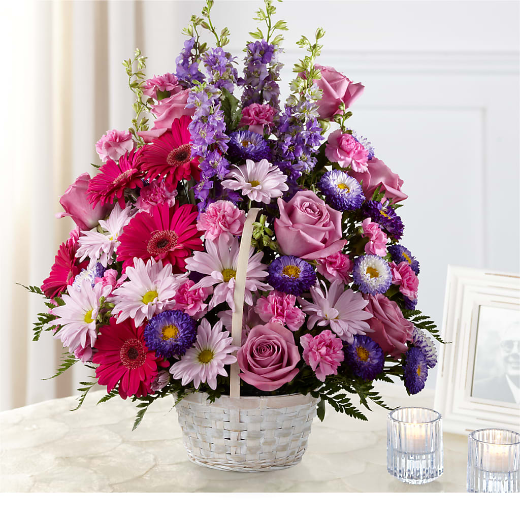 Pastel Peace Basket – HUTCHINSON'S FLOWERS INC, Sykesville MD