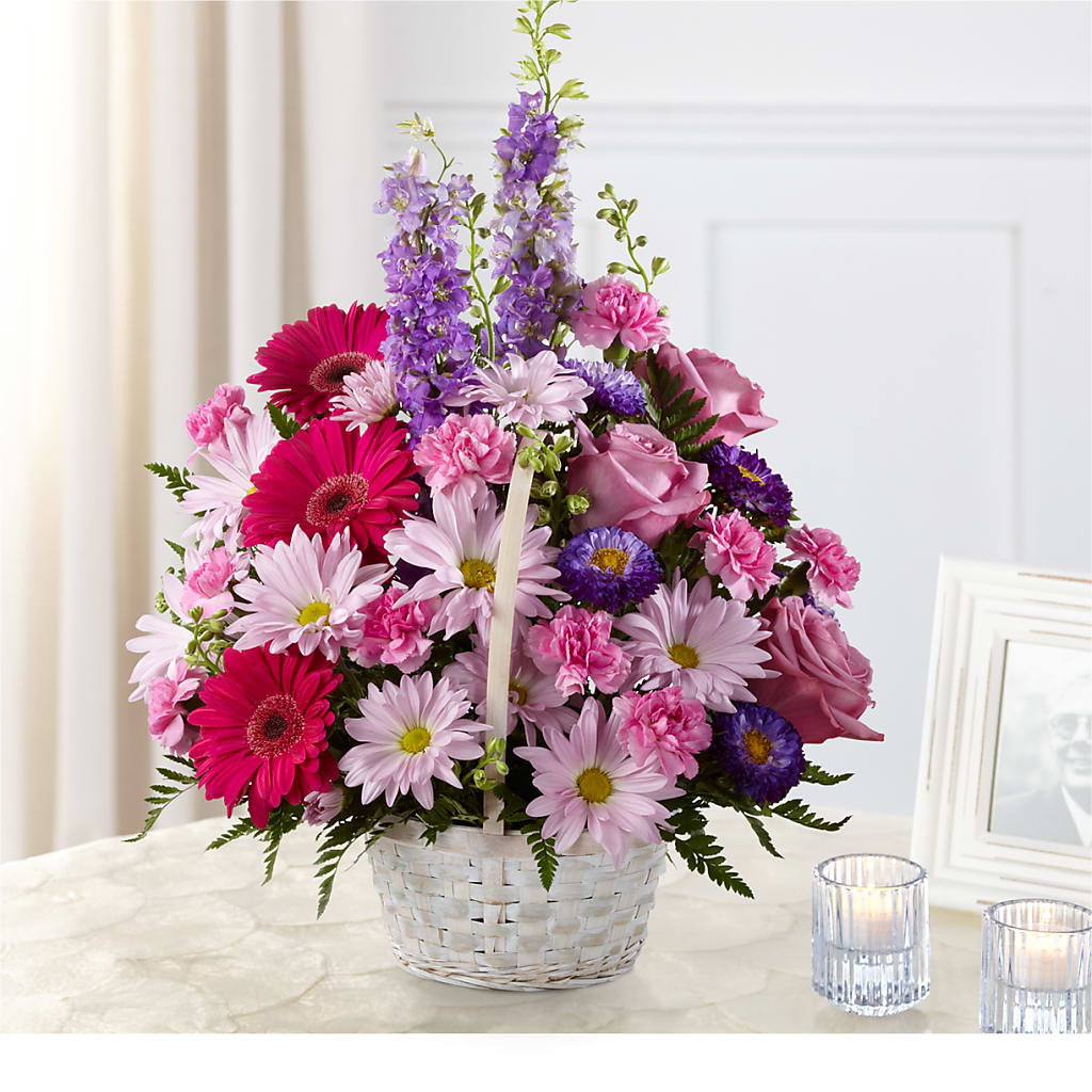 Pastel Peace Basket – HUTCHINSON'S FLOWERS INC, Sykesville MD