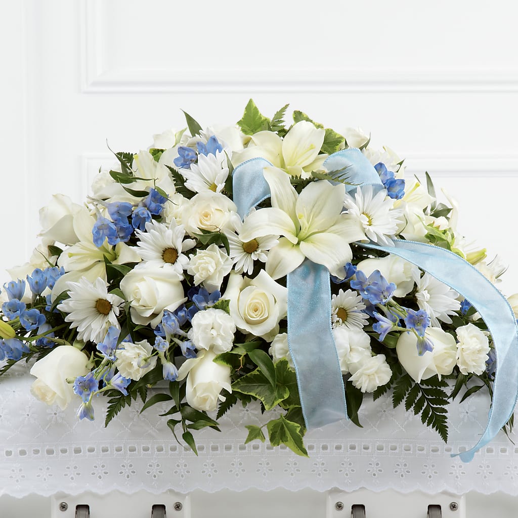 Tender Treasure Casket Spray – HUTCHINSON'S FLOWERS INC, Sykesville MD