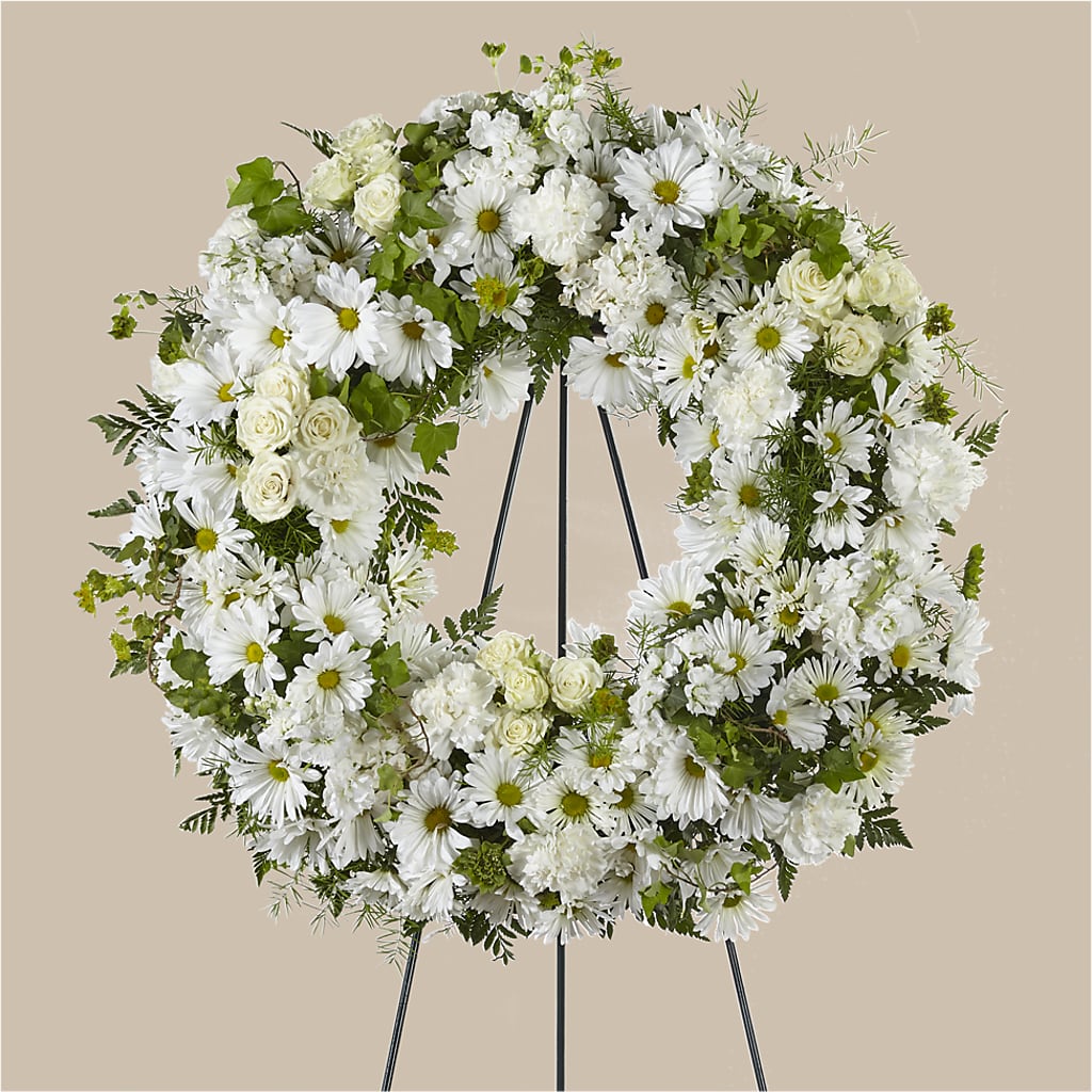 Faithful Wishes Wreath – HUTCHINSON'S FLOWERS INC, Sykesville MD