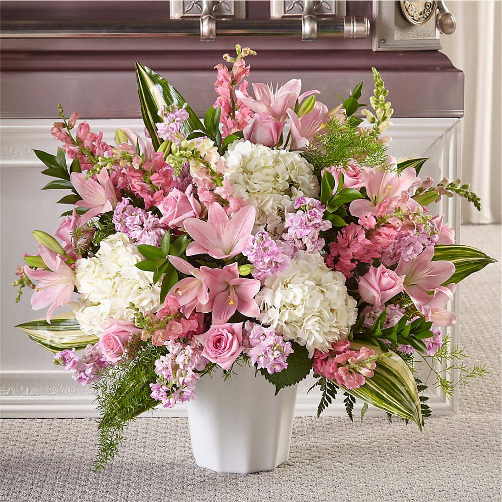 Simply Serene Floor Basket – HUTCHINSON'S FLOWERS INC, Sykesville MD