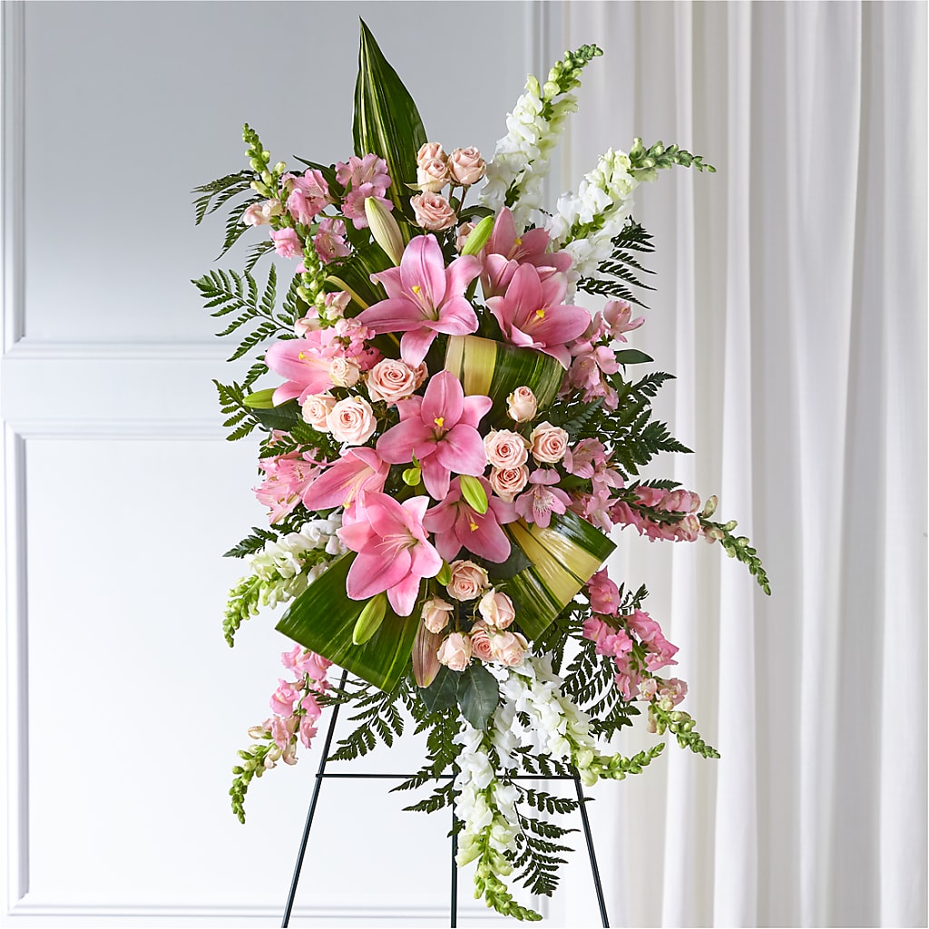 Elegant Embrace Standing Spray – HUTCHINSON'S FLOWERS INC, Sykesville MD
