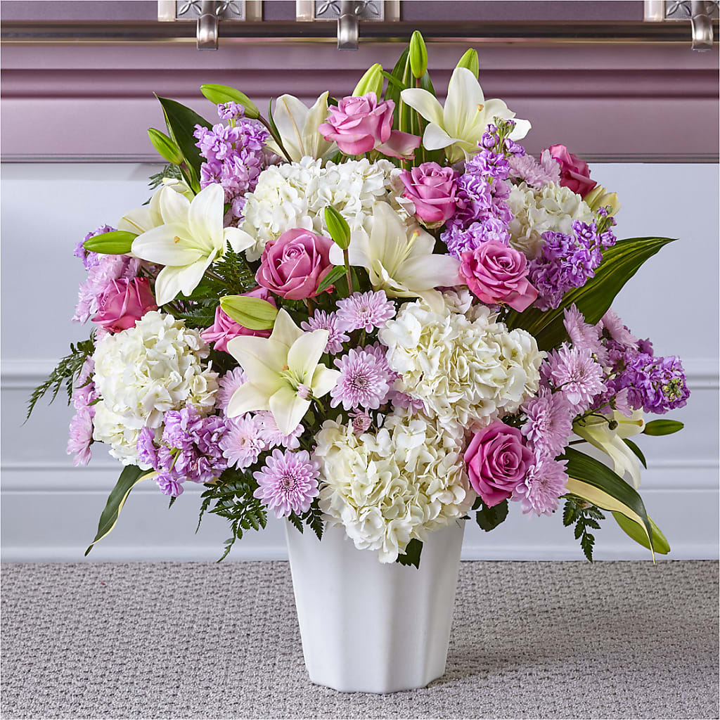 Heaven Sent Floor Basket – HUTCHINSON'S FLOWERS INC, Sykesville MD