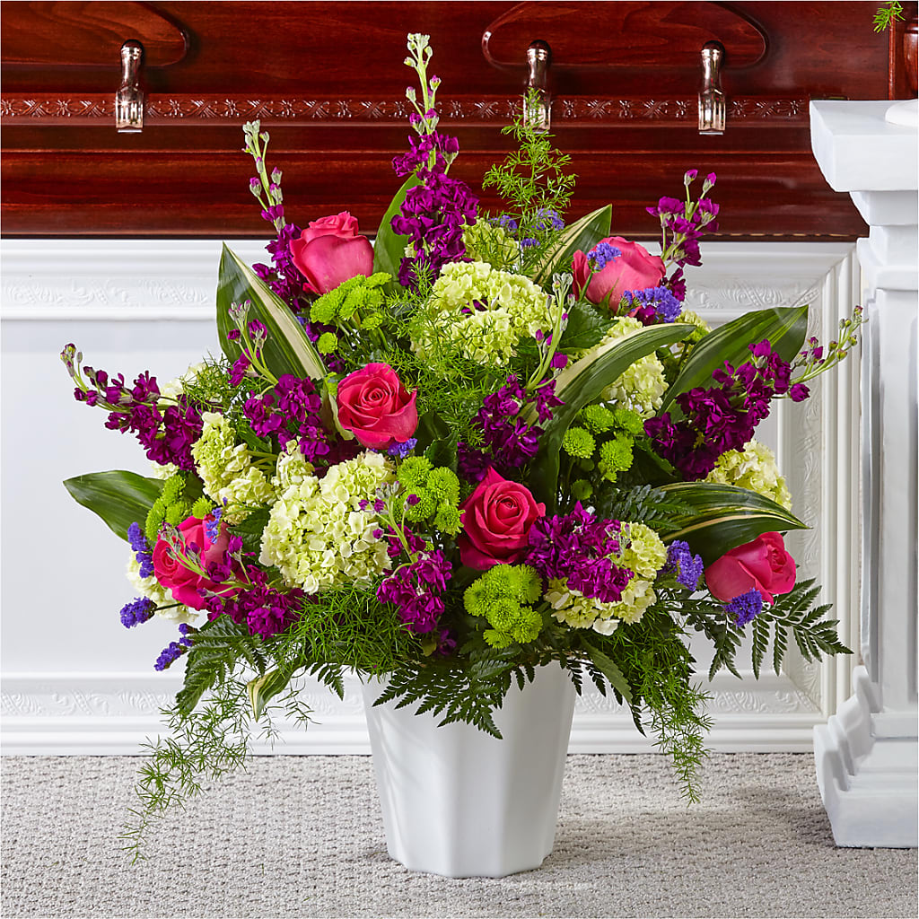 Beautiful Horizons Floor Basket – HUTCHINSON'S FLOWERS INC, Sykesville MD