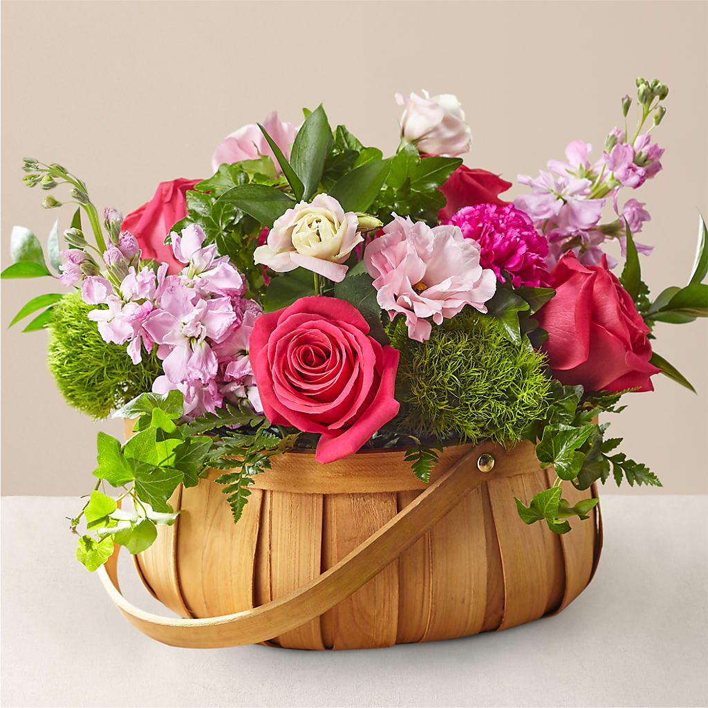 Radiance in Bloom Basket – HUTCHINSON'S FLOWERS INC, Sykesville MD