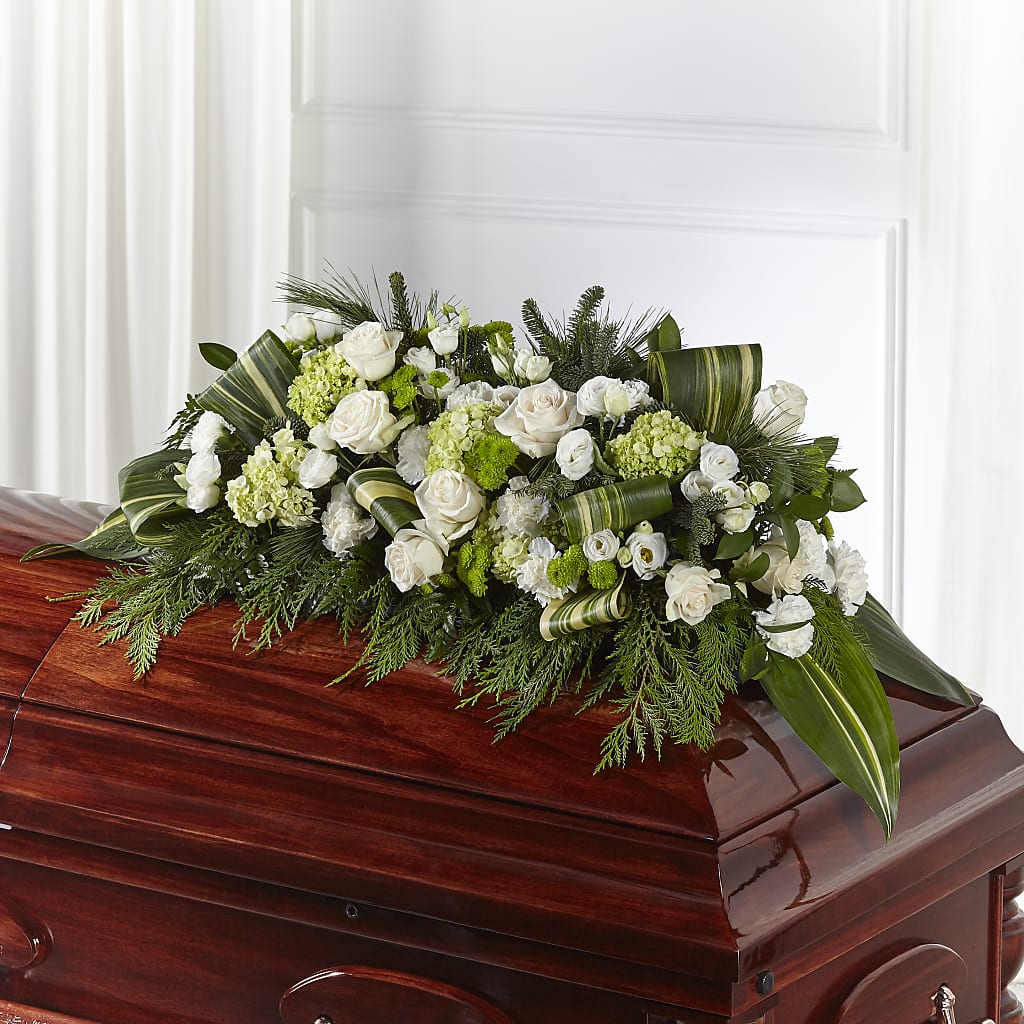 Hopeful Gesture Casket Spray – HUTCHINSON'S FLOWERS INC, Sykesville MD