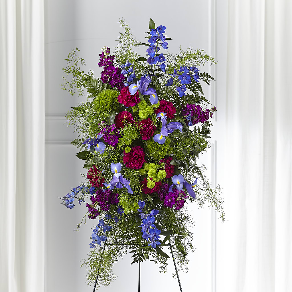 Heavenly Skies Standing Spray – HUTCHINSON'S FLOWERS INC, Sykesville MD