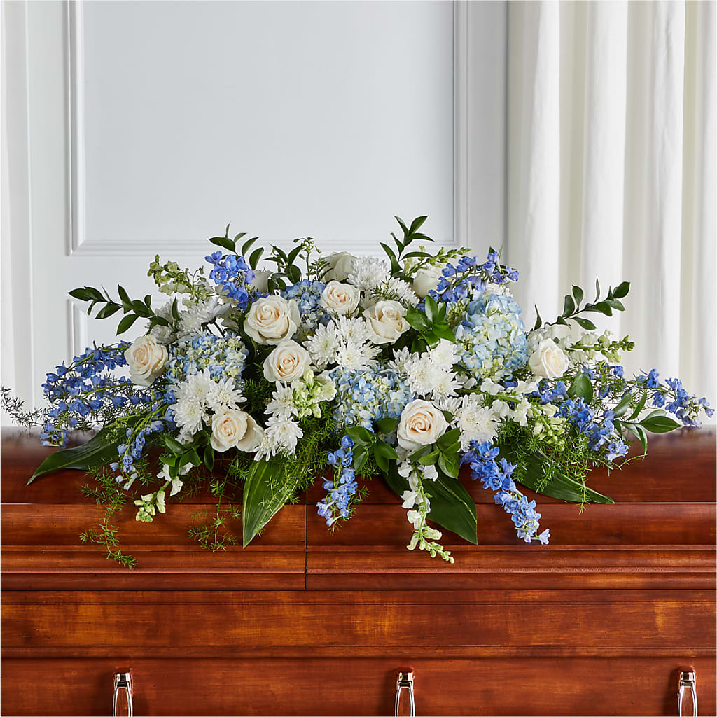 Timeless Essence Casket Spray – HUTCHINSON'S FLOWERS INC, Sykesville MD