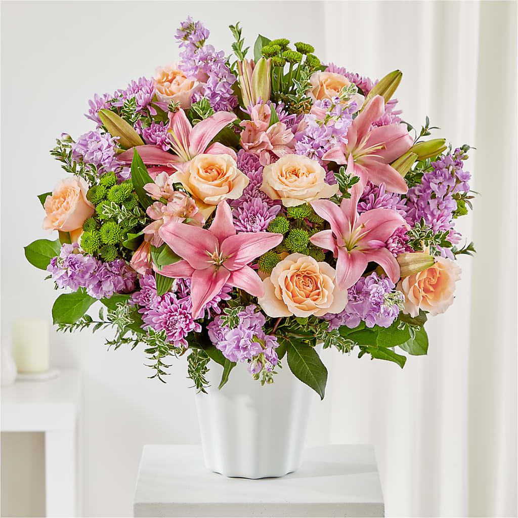 Supportive Embrace Tabletop Basket – HUTCHINSON'S FLOWERS INC, Sykesville MD