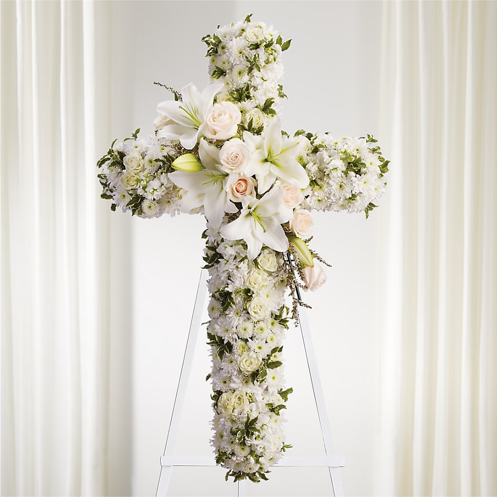 Spiritual Guidance Standing Spray – HUTCHINSON'S FLOWERS INC, Sykesville MD