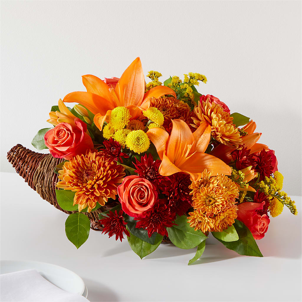 Bouquet of Blessings Cornucopia – HUTCHINSON'S FLOWERS INC, Sykesville MD