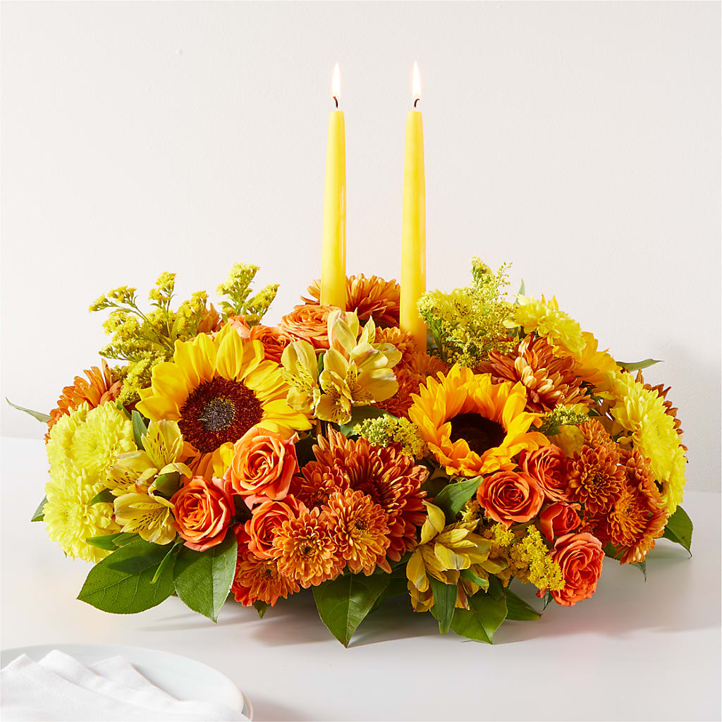 Autumn Harmony Centerpiece – HUTCHINSON'S FLOWERS INC, Sykesville MD