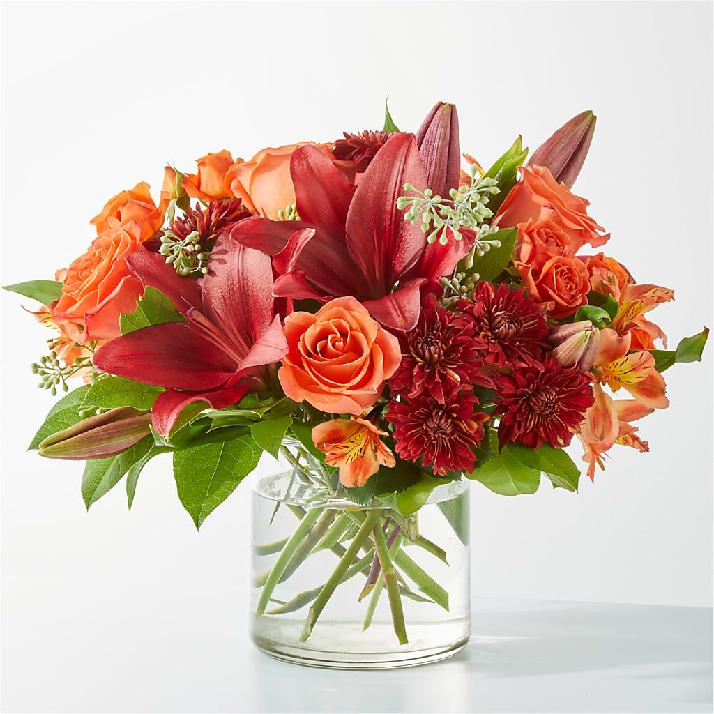 Crimson Leaves Bouquet – HUTCHINSON'S FLOWERS INC, Sykesville MD