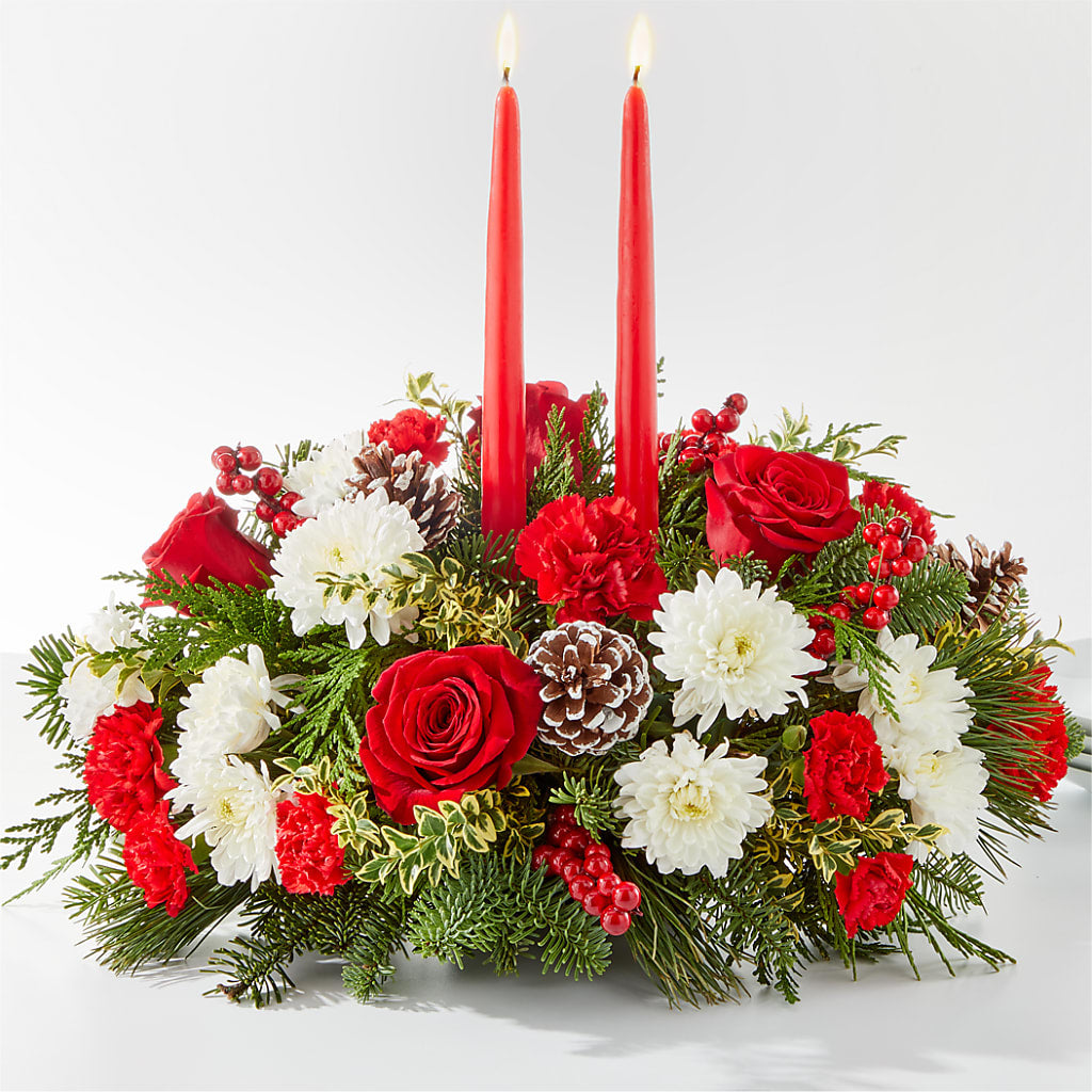 Holiday Soiree Centerpiece – HUTCHINSON'S FLOWERS INC, Sykesville MD