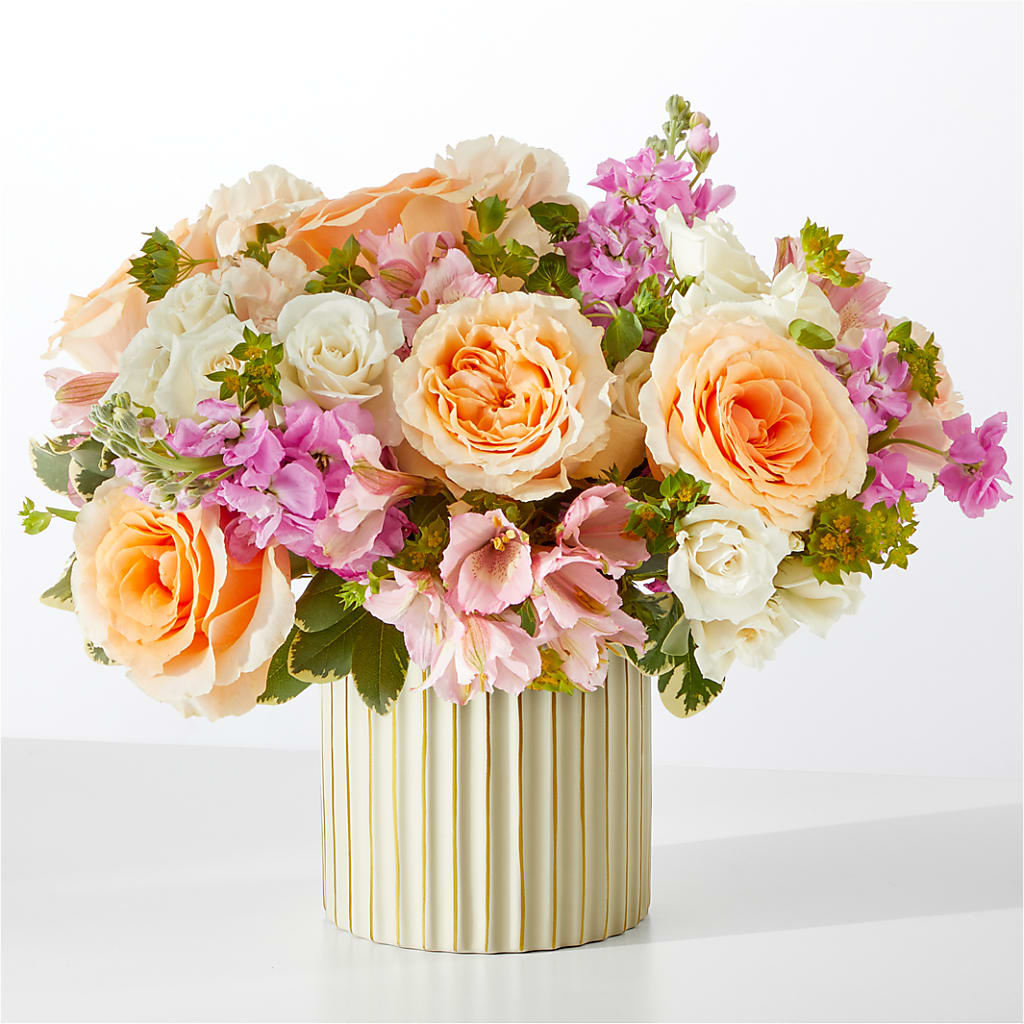 Paradise Bouquet with Ivory Vase – HUTCHINSON'S FLOWERS INC, Sykesville MD