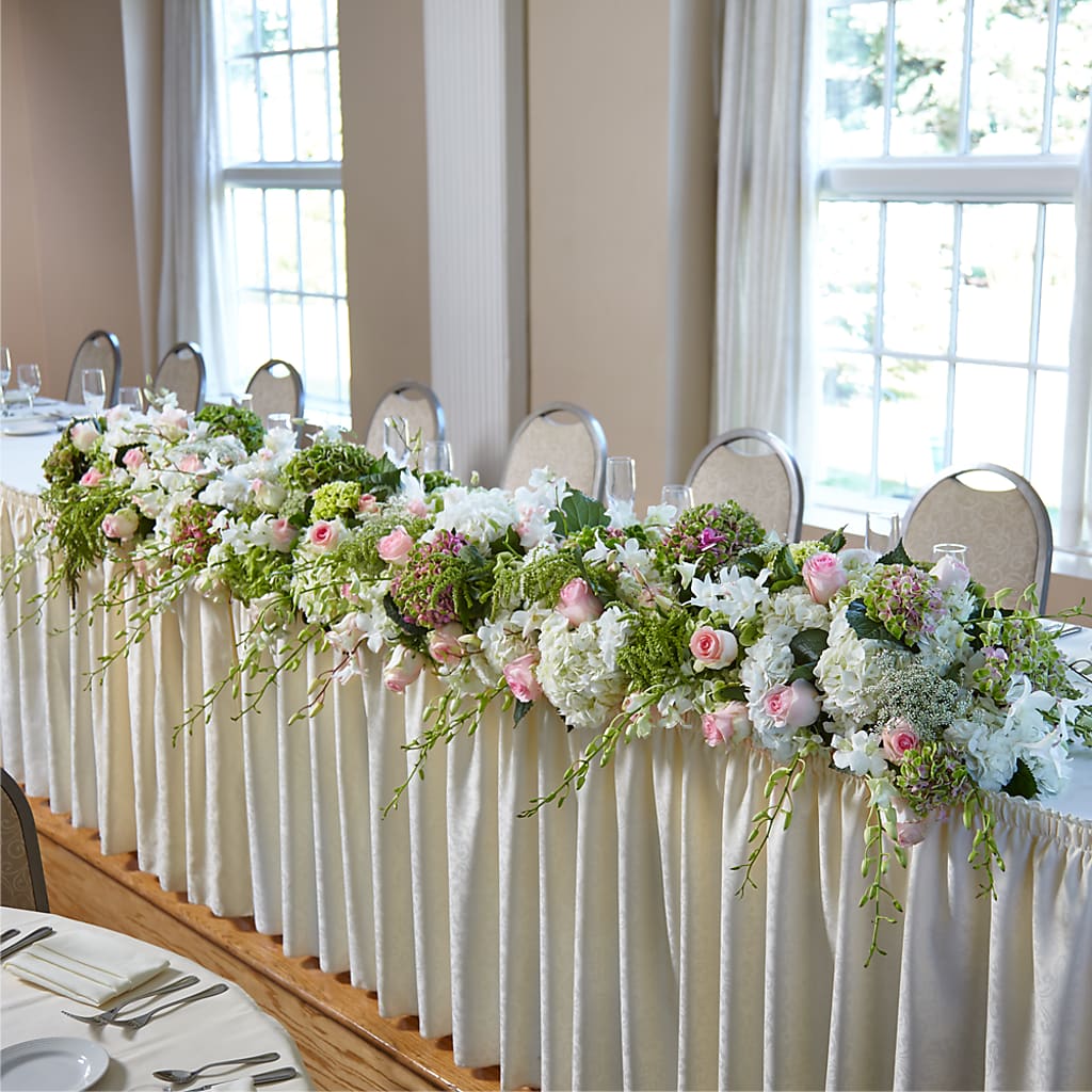State of Joy Head Table Arrangement – HUTCHINSON'S FLOWERS INC, Sykesville MD