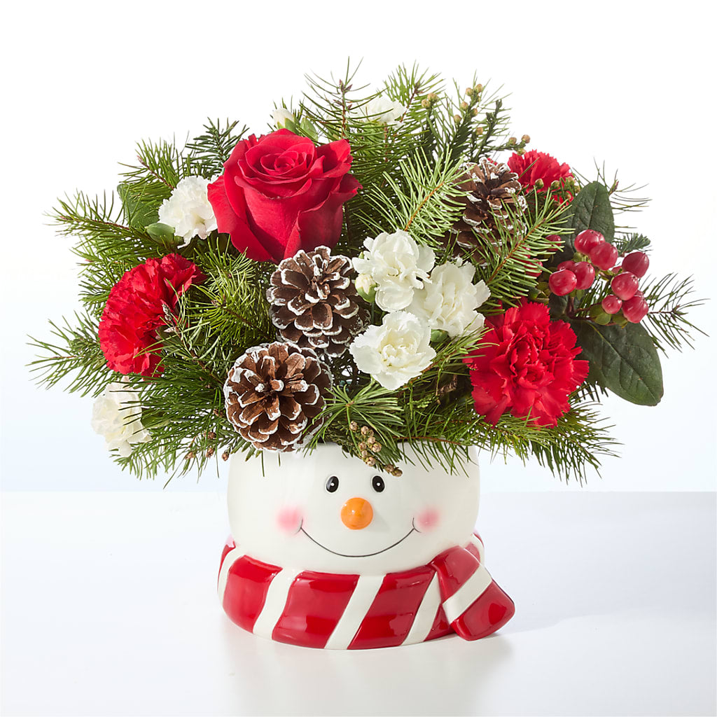 Jolly Snowman Bouquet – HUTCHINSON'S FLOWERS INC, Sykesville MD