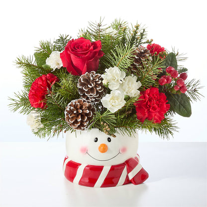 Jolly Snowman Bouquet – HUTCHINSON'S FLOWERS INC, Sykesville MD