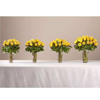 Long Stem Yellow Rose Bouquet – HUTCHINSON'S FLOWERS INC, Sykesville MD