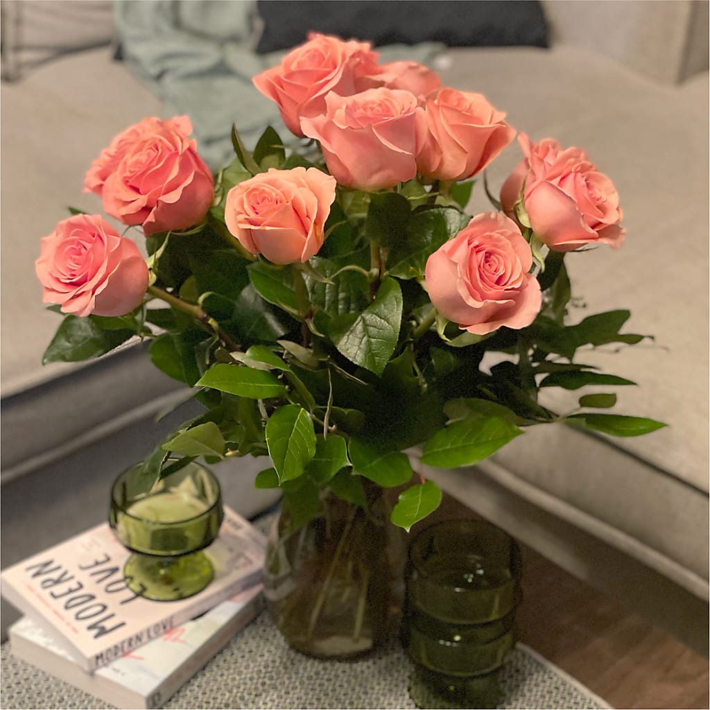Long Stem Pink Rose Bouquet – HUTCHINSON'S FLOWERS INC, Sykesville MD