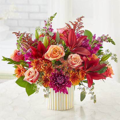 Burgundy Landscape Bouquet – HUTCHINSON'S FLOWERS INC, Sykesville MD