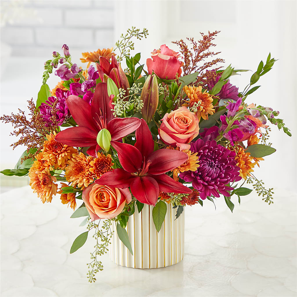 Burgundy Landscape Bouquet – HUTCHINSON'S FLOWERS INC, Sykesville MD
