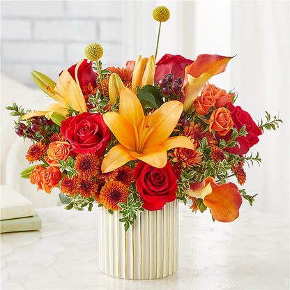 Scarlet Skies Bouquet – HUTCHINSON'S FLOWERS INC, Sykesville MD