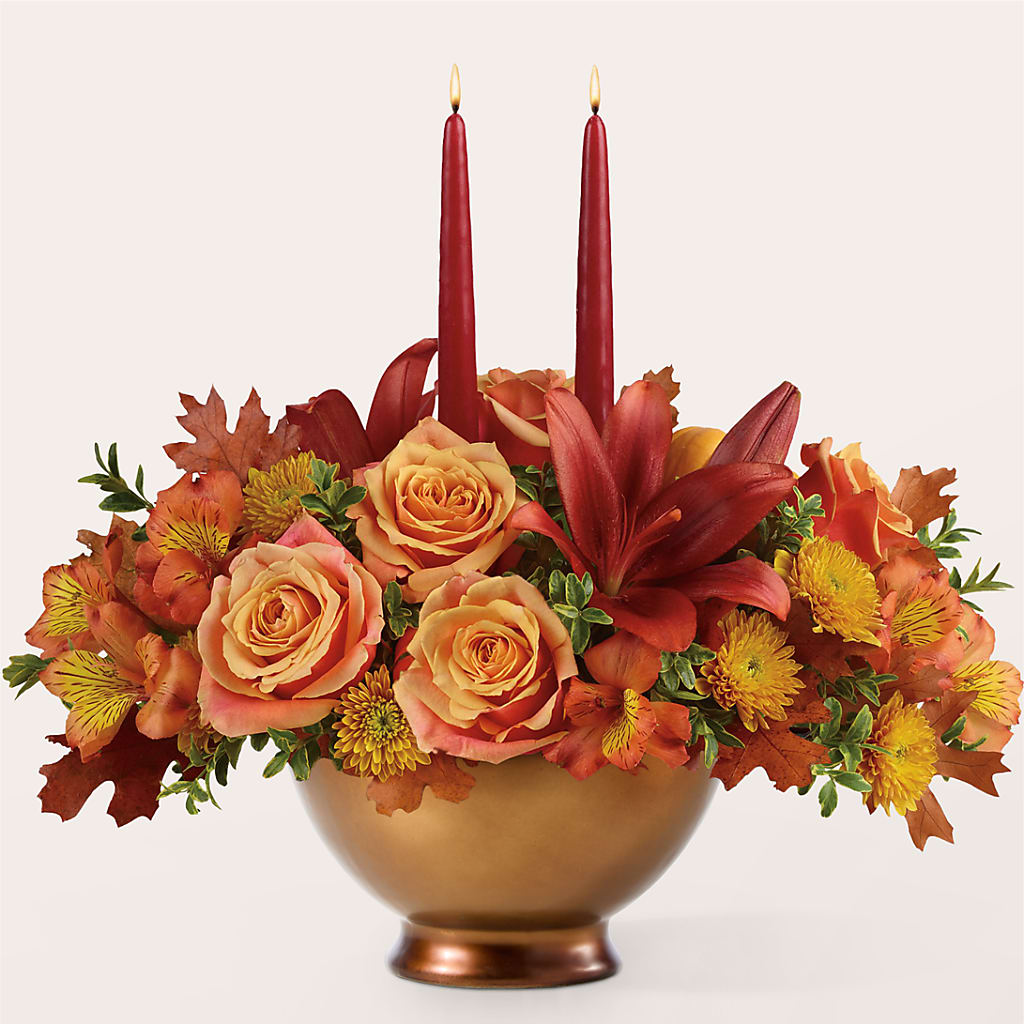Harvest Table Centerpiece – HUTCHINSON'S FLOWERS INC, Sykesville MD