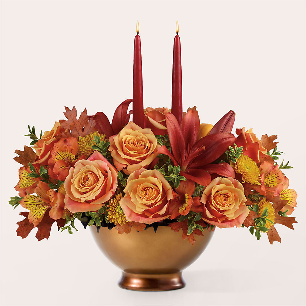 Harvest Table Centerpiece – HUTCHINSON'S FLOWERS INC, Sykesville MD