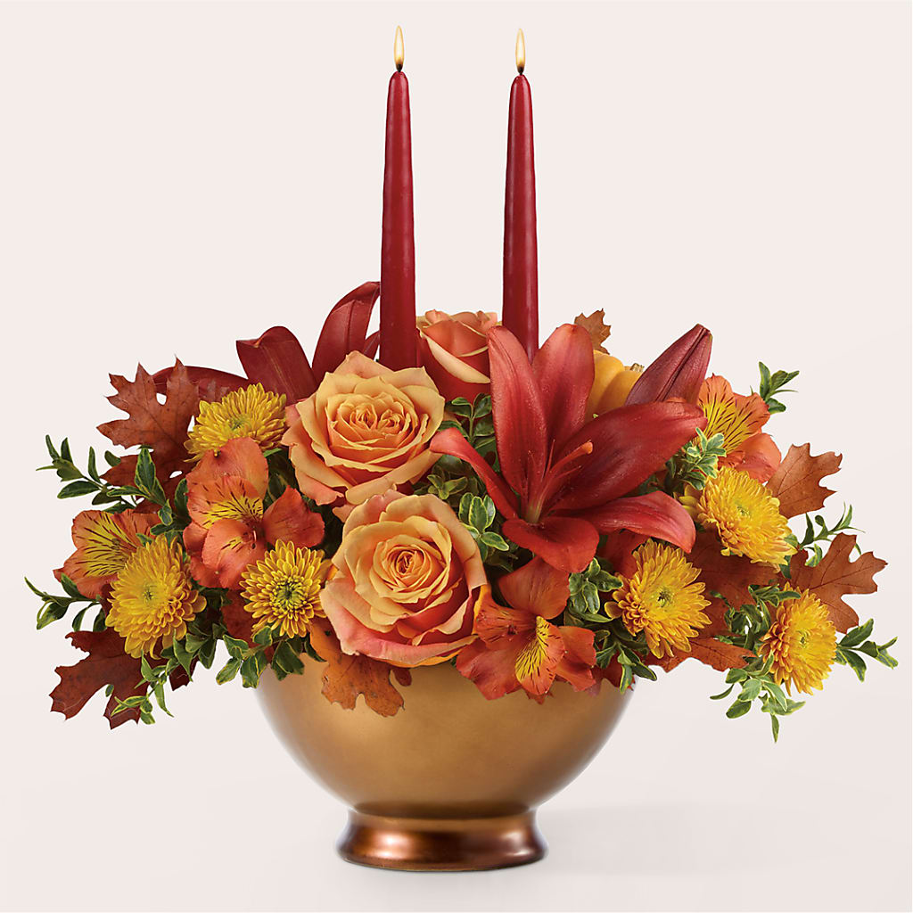 Harvest Table Centerpiece – HUTCHINSON'S FLOWERS INC, Sykesville MD