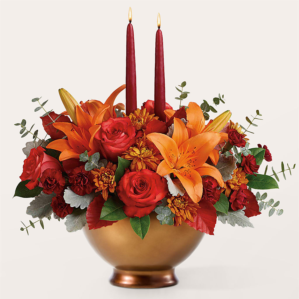 Fruits of Fall Centerpiece – HUTCHINSON'S FLOWERS INC, Sykesville MD