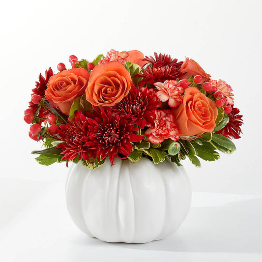 Autumn Air Pumpkin Bouquet – HUTCHINSON'S FLOWERS INC, Sykesville MD