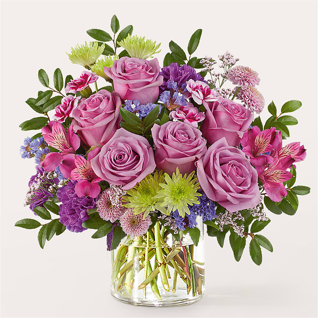 Glass Half Full Bouquet – HUTCHINSON'S FLOWERS INC, Sykesville MD