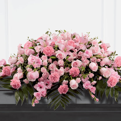 Garden of Comfort Casket Spray (Standard) – HUTCHINSON'S FLOWERS INC, Sykesville MD