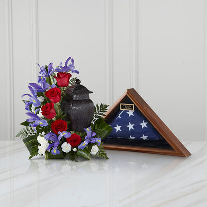 Patriotic Tribute Arrangement – HUTCHINSON'S FLOWERS INC, Sykesville MD