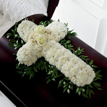 Peaceful Memories Casket Spray (Standard) – HUTCHINSON'S FLOWERS INC, Sykesville MD