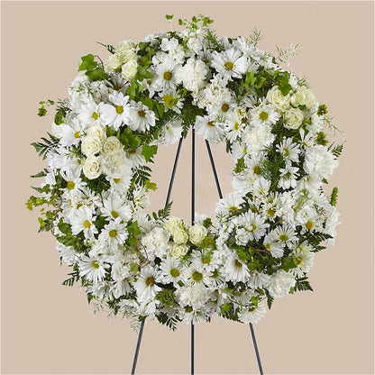 Faithful Wishes Wreath – HUTCHINSON'S FLOWERS INC, Sykesville MD