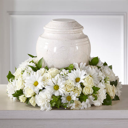 Ivory Gardens Cremation Adornment – HUTCHINSON'S FLOWERS INC, Sykesville MD