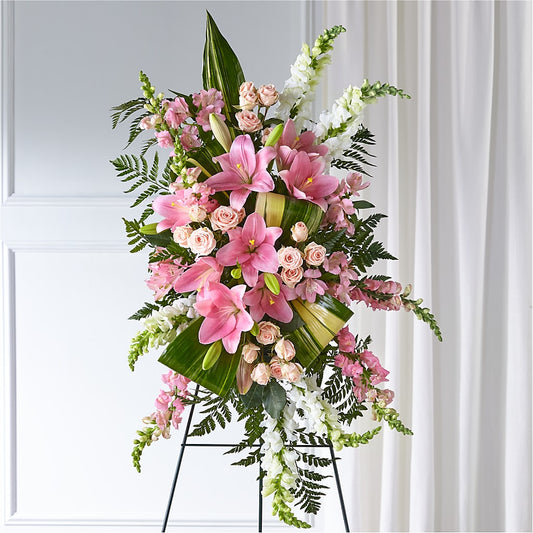 Elegant Embrace Standing Spray – HUTCHINSON'S FLOWERS INC, Sykesville MD