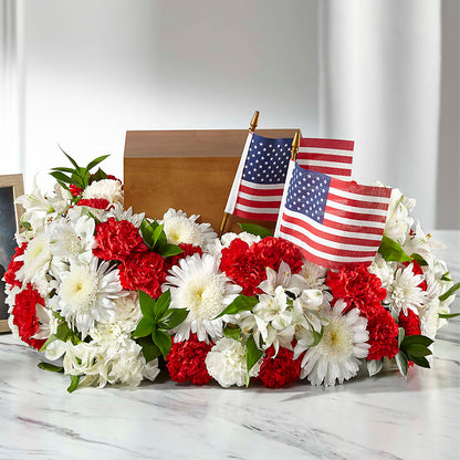 Spirit of Patriotism Cremation Adornment – HUTCHINSON'S FLOWERS INC, Sykesville MD