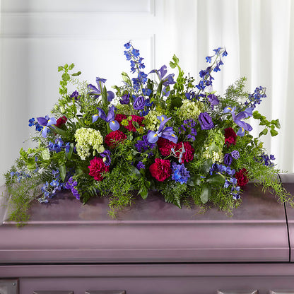 Always Treasured Casket Spray – HUTCHINSON'S FLOWERS INC, Sykesville MD
