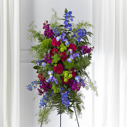 Heavenly Skies Standing Spray – HUTCHINSON'S FLOWERS INC, Sykesville MD